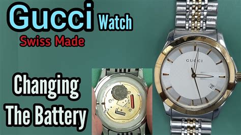 gucci battery|replacing gucci watch battery.